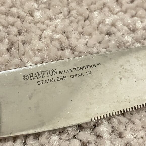 Lot of 13 Hampton Silversmiths Stainless China Flatware Spoons Forks Knives - Picture 6 of 6